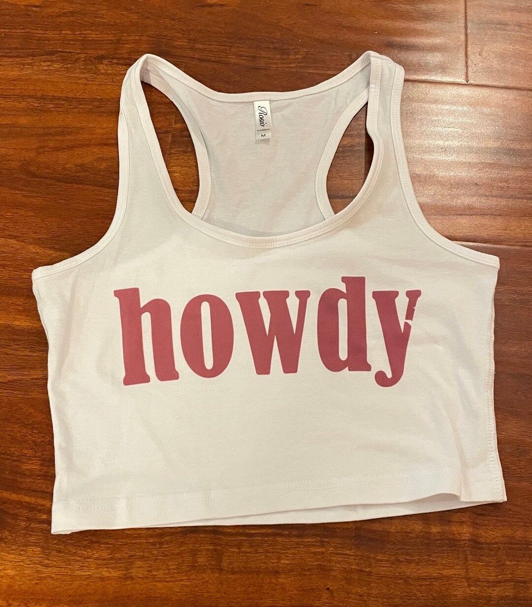 Howdy Cropped Tank Top - Etsy | Etsy (US)