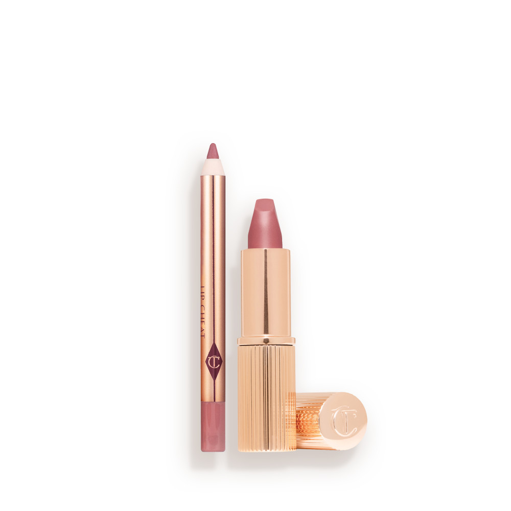 Travel Size Pillow Talk Lip Kit – Mini Nude-pink Lip Liner & Lipstick | Charlotte Tilbury | Charlotte Tilbury (IE) 