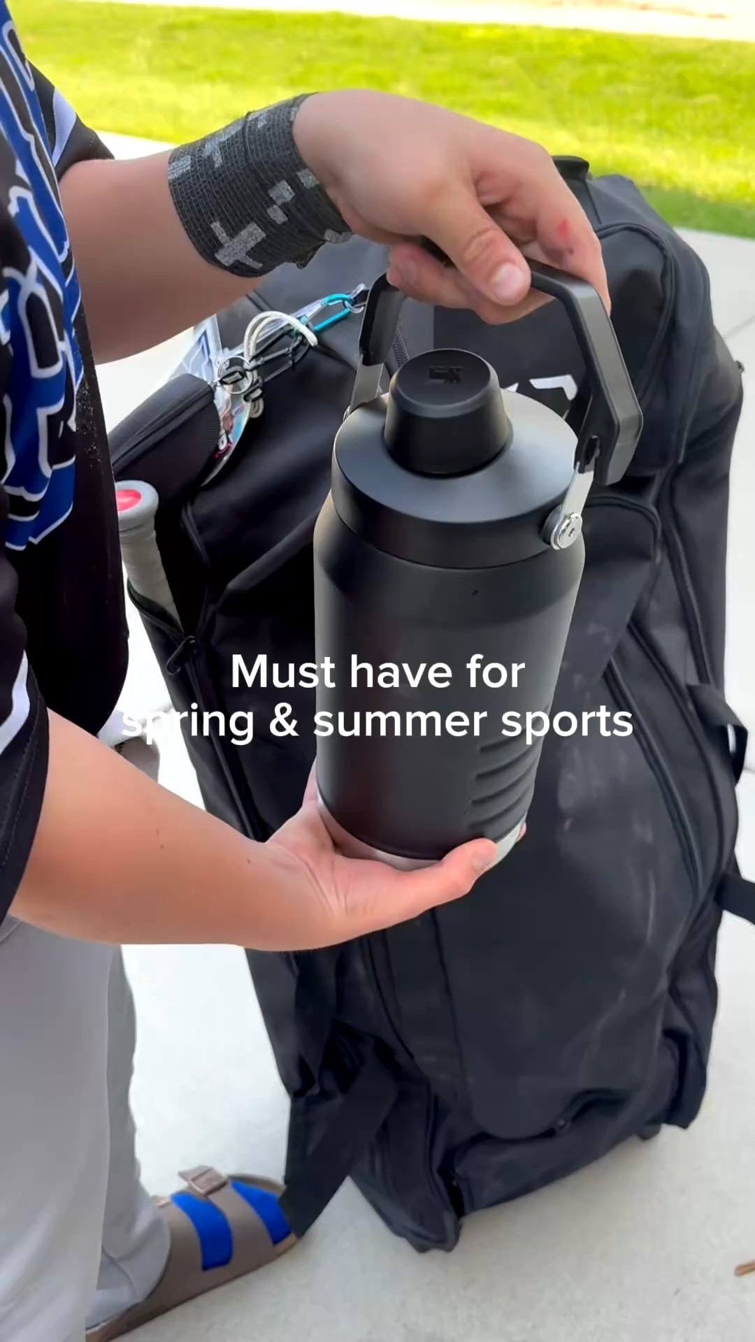 #ad  #stanleypartner Our Stanley IceFlow Jugs are used constantly in the spring and summer - for baseball practice, tournament days, summer camp, and more. They keep drinks cold, the ice lasts, and they hold A LOT! We normally use the flip straw but recently got the jug with the Fast Flow Lid. My son likes that it allows him to drink a lot of water in a short amount of time.  @stanley_brand 