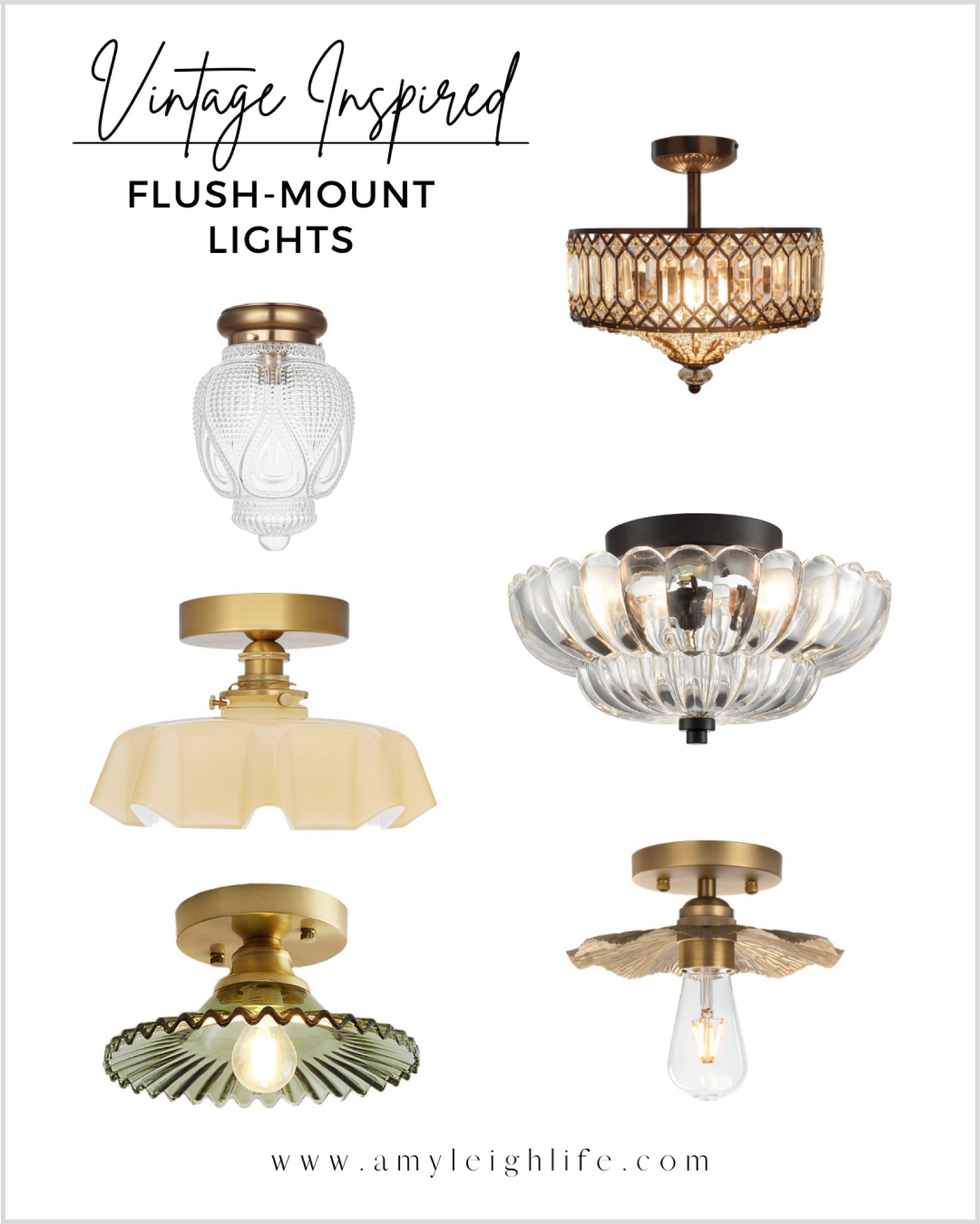 Vintage inspired lighting. 

Vintage lighting, vintage inspired decor, vintage decor, flush-mount, glass semi flush mount, lighting fixtures, light fixture, light fixtures, kitchen lighting, kitchen lights, entryway lighting, entry lighting, entryway lights, entry lights, ceiling lights, ceiling lighting, office lighting, office lights, office light, light for hallway, light for kitchen, light for dining room, laundry room light, laundry ceiling light, office ceiling light, antique lighting, foyer lighting, unique lighting, Amy Leigh life, unique decor, collected home, semi flush lighting, light fixtures, light fixture, Amazon light fixtures, Amazon home, Amazon decor, budget Amazon, glass light, scalloped light, light pendant, light for kitchen island 

#amyleighlife
#vintagelights

#LTKhome #LTKunder100 #LTKFind