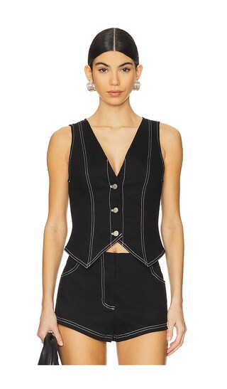 Tyler Vest in Black | Revolve Clothing (Global)