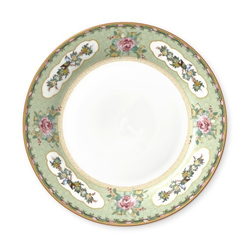 Famille Rose Dinner Plate, Set of 4, Green Rim | Williams-Sonoma