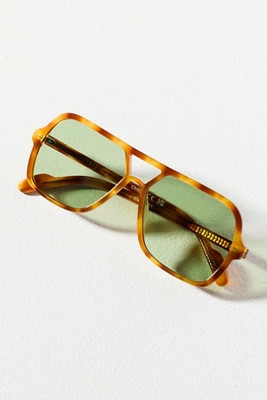 Spitfire Tort Translucent Aviator Sunglass | Anthropologie (US)