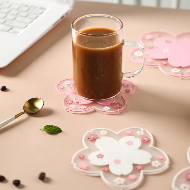 Kawaii Cherry   Desk Mat Coffee Cup Coaster Heat - Temu | Temu Affiliate Program