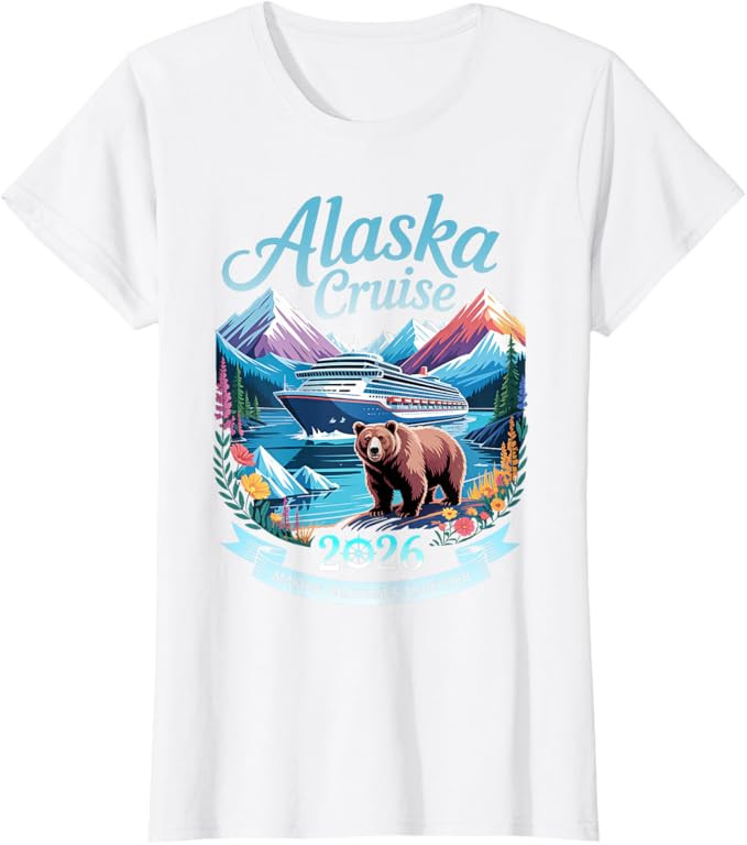 Funny Matching Family Friends and Group Alaska Cruise 2026 T-Shirt | Amazon (US)
