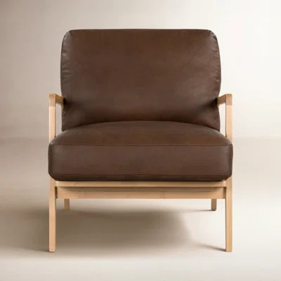 Carmelo Genuine Leather Accent Chair | Wayfair North America