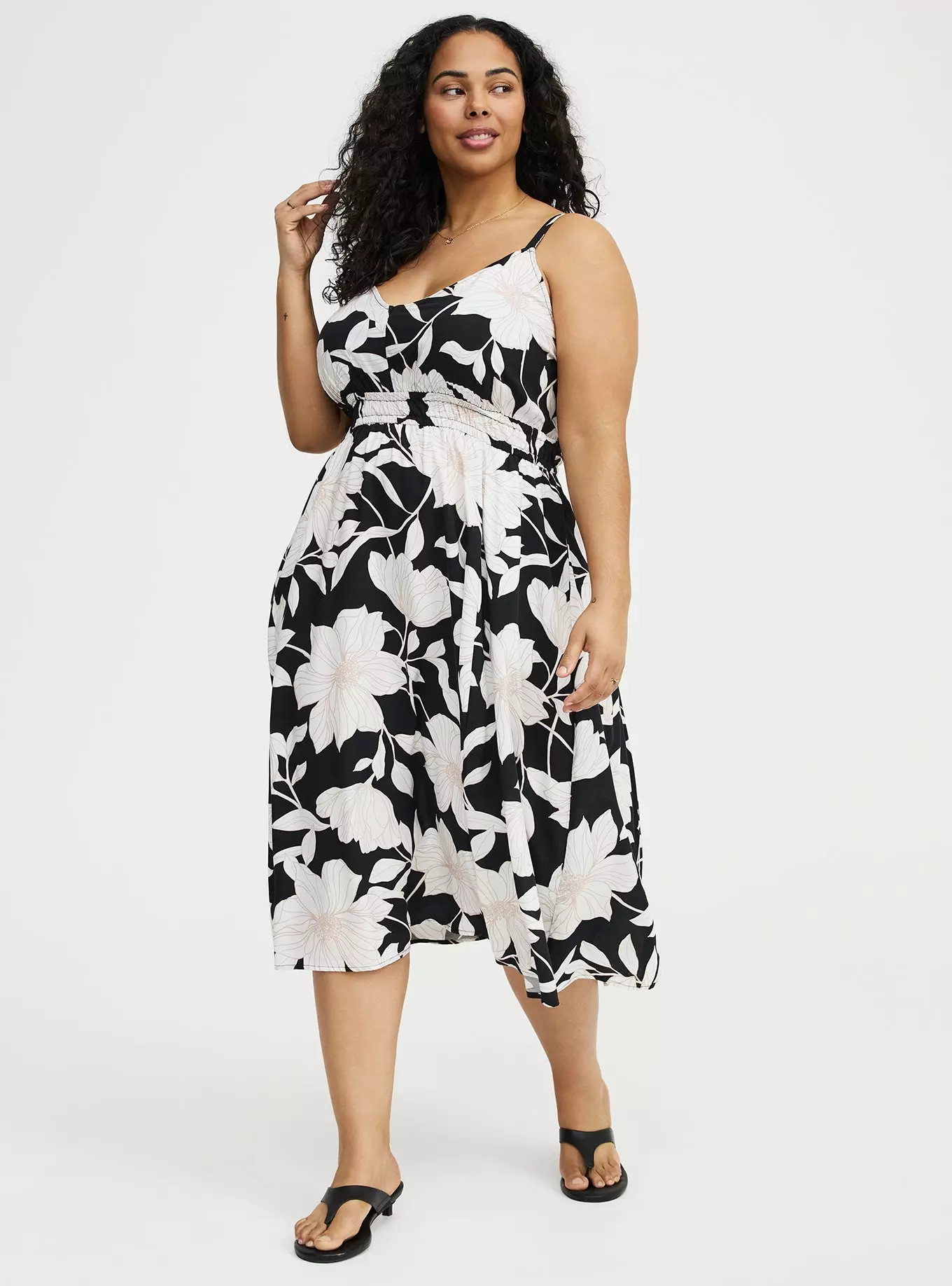 Midi V-Neck Dress | Torrid (US & Canada)