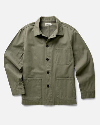 The Ojai Jacket in Organic Smoked Olive Foundation Twill | Taylor Stitch