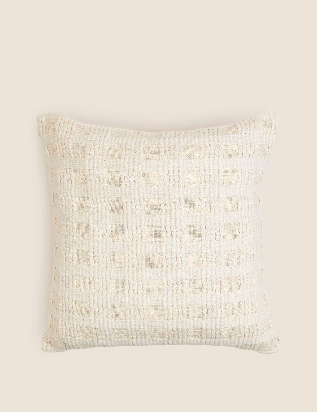 Pure Cotton Checked Cushion | Marks & Spencer (UK)