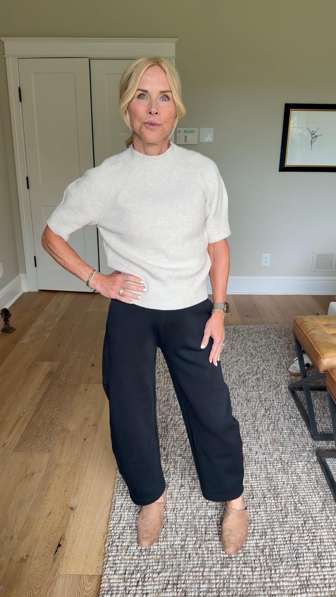 You need to dress up but like to be comfortable like me?! These pants are it!! Feels like comfy pants but has an elevated look to them! Pair with a cute sweater and flats 🥿

#LTKgrwm #LTKootd #LTKOver40