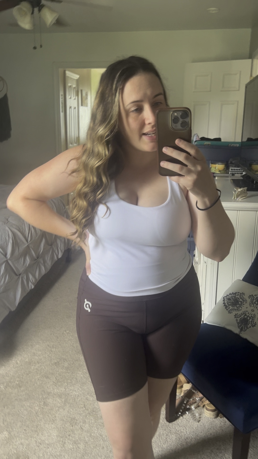 Amazon tank top for summer workouts. Super supportive and great material! 

#LTKSummerSales #LTKMidsize #LTKActive