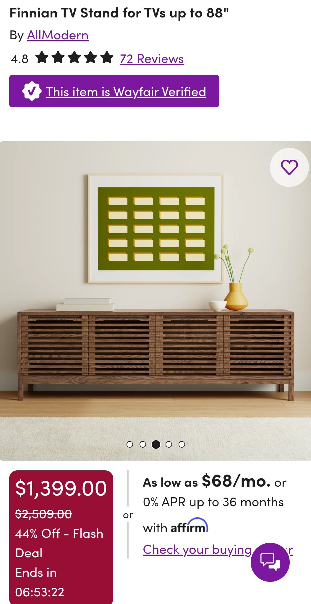 Wayfair WayDay countdown is ON ⏰—ends TOMORROW! Don’t miss up to 80% OFF flash deals on TV consoles, sideboards & TV stands for 75–90 inch TVs 💥 Limited stock + flat deals = shop before it’s SOLD OUT!#WayfairWayDay #WayDayCountdown #EndsTomorrow #FlashDeals #UpTo80Off #LimitedStockAlert #SoldOutSoon #TVStand #TVConsole #Sideboard #MediaConsole #BigScreenTVStand #LivingRoomDecor #HomeDeals #FurnitureFinds #DealDrop #WayfairSale #ShopFast #InteriorGoals #ModernDecor #AffordableLuxury

#LTKSeasonal #LTKHome #LTKSaleAlert