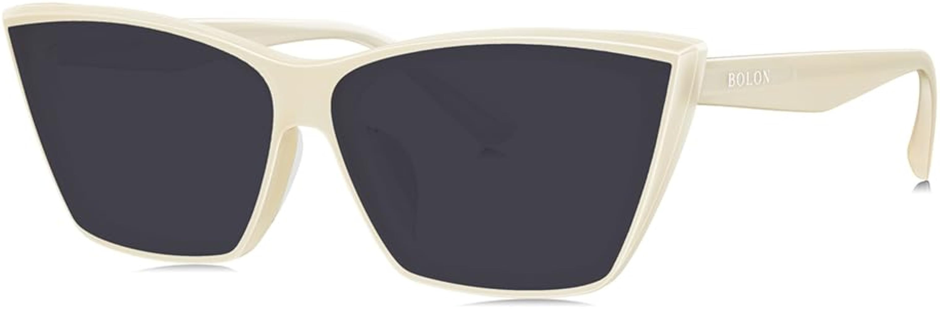 BOLON Women Lady Elegant Trendy Cat Eye Polarized Sunglasses, Exclusive Eyewear Brand of EssilorL... | Amazon (US)