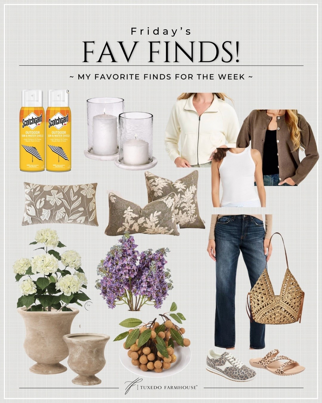 Sharing my favorites for the week — these jeans are so comfy!, cute bag, sneakers or sandals?, fleece or cardi?, pretty pillows, marble hurricanes, outdoor planters, faux fruit and pretty lilacs  

#LTKHome #LTKSeasonal #LTKSaleAlert