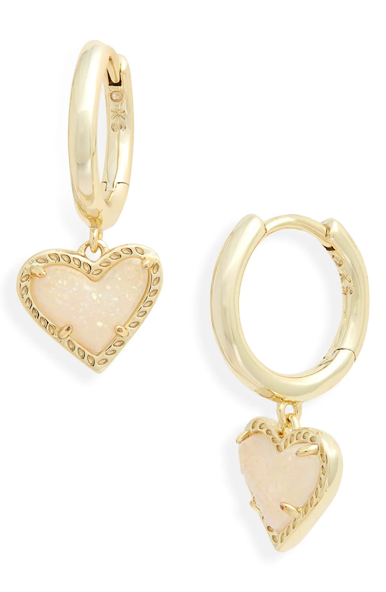 Ari Heart Huggie Hoop Earrings | Nordstrom