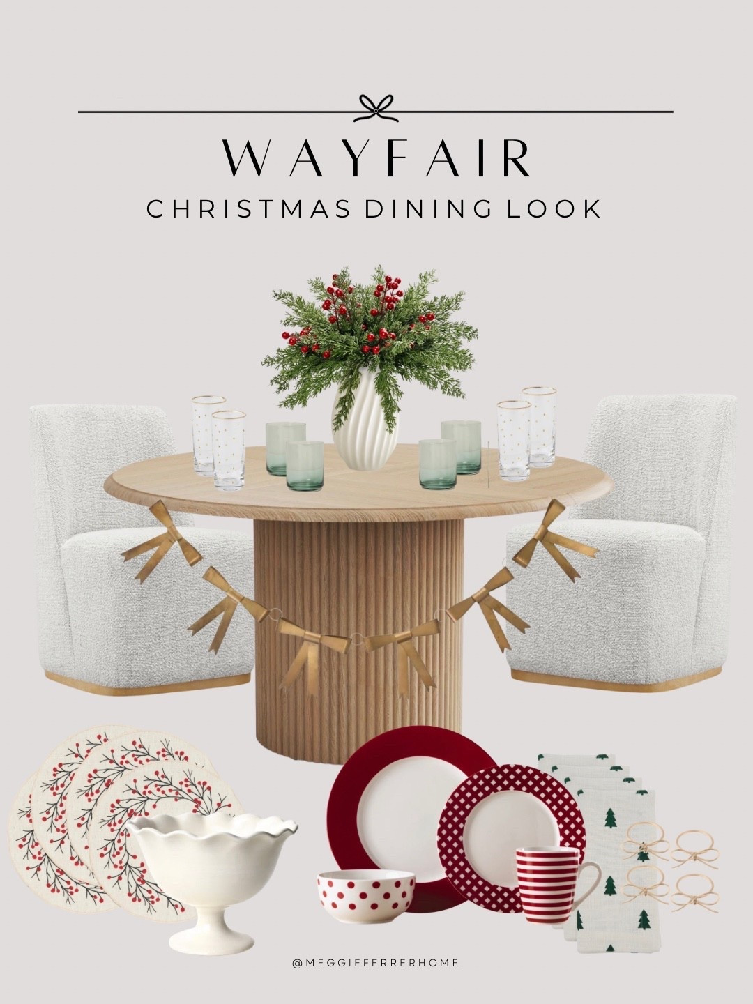 I pulled together a Christmas dining look that feels festive but still timeless, with pieces I’ll use well beyond the season. @Wayfair ships everything quickly, which makes holiday prep feel so much easier. ✨😍



#ad #Wayfair #WayfairPartner #HolidayDining #ChristmasDecor #TableSetting #HolidayHosting #HomeDecor

#LTKSaleAlert #LTKHoliday #LTKHome