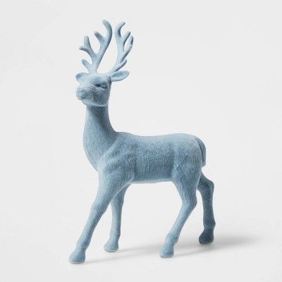 Flocked Deer Decorative Figurine - Wondershop™ | Target