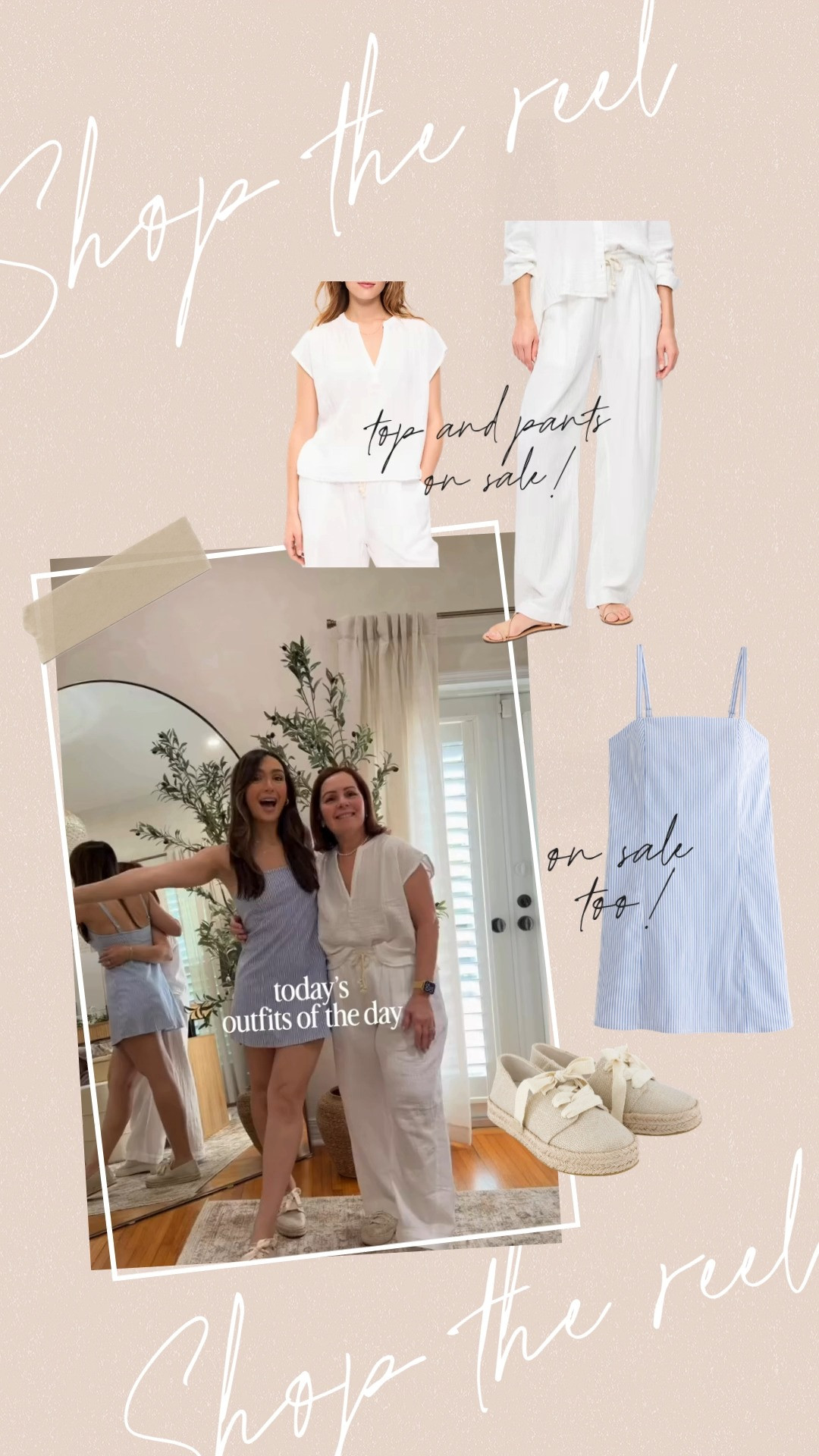 Shop the reel!! Obsessed with this Abercrombie outfit and the Toms shoes! They're so comfy and perfect for a cute walking shoe when I don't want to wear sandals. My mom's outfit also PERFECT for summer! So breathable and on SALE!  

 #LTKSpringSale #LTKmomlife #LTKPetite