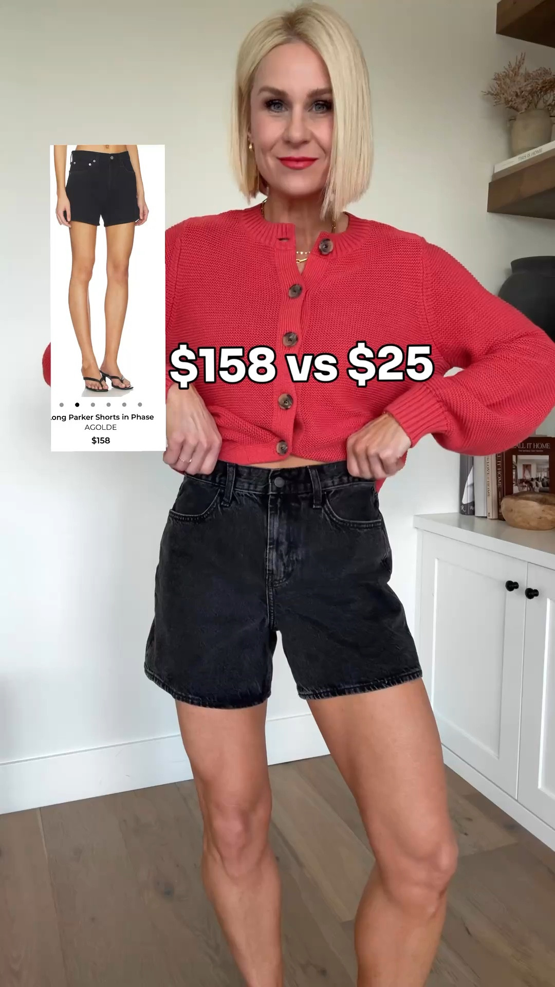 I’m a HARD SELL on shorts, bc I will pay big $ for a pair that looks good. LBH, shorts (& swimsuits) are the hardest pieces to find.
The length, A line silhouette & loose fit are exactly what makes them perfect! Grab them while they’re on SALE !

#LTKOver40 #LTKmomlife #LTKSaleAlert
