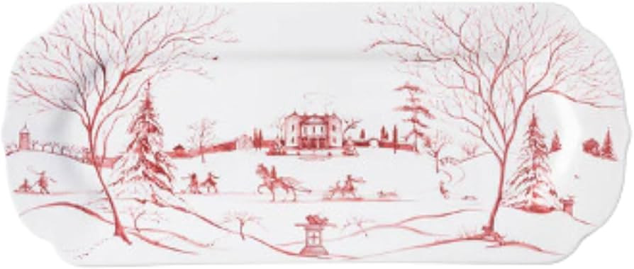 Juliska Country Estate Winter Frolic Ruby Hostess Tray Main House | Amazon (US)