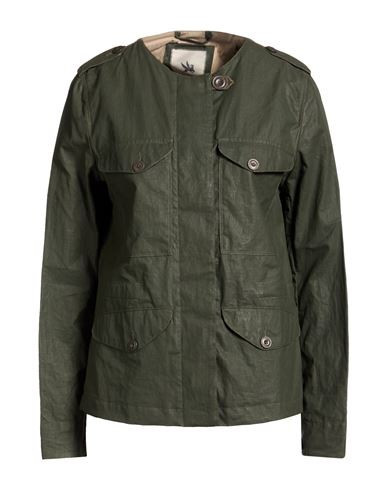 Spiewak Woman Jacket Military green Size XS Linen, Resin | YOOX (US)