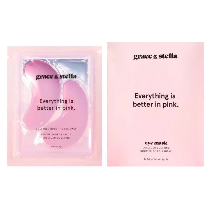 Grace & Stella Everything is better in Pink eye mask 24 Pairs | Walmart (US)