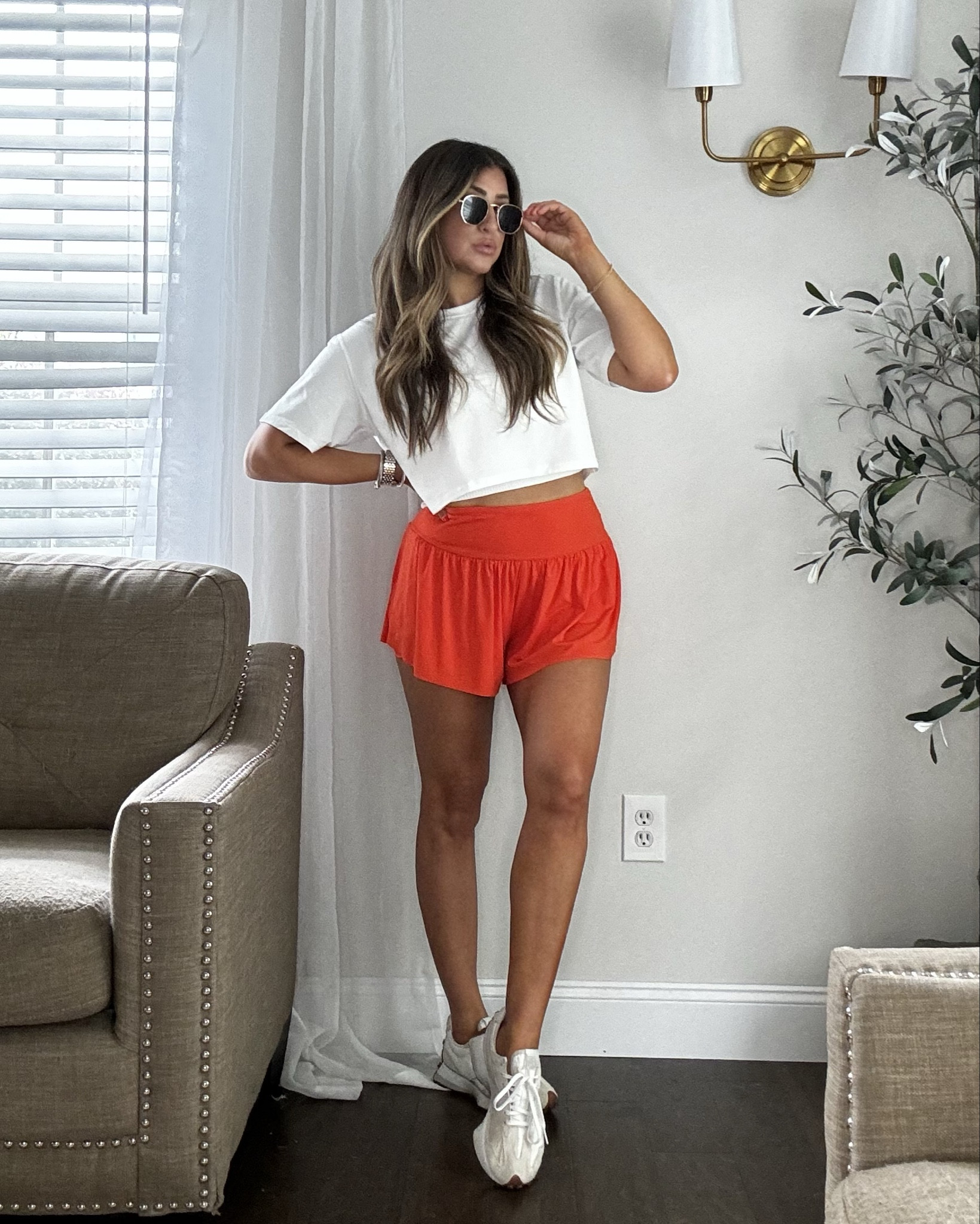 Ten cutest basic shorts and cropped tee. Tap photo below of all to shop both! Xx wearing med in shorts and small in top!

Workout clothes, athleisure wear, active wear, lounge wear 

#LTKFitness #LTKStyleTip #LTKFindsUnder50