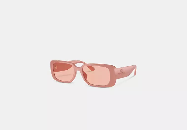 Narrow Rectangle Sunglasses | Coach Outlet US