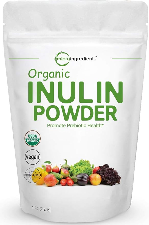 Organic Inulin FOS Powder (From Jerusalem Artichoke), 1KG (35 Ounce), Prebiotic Intestinal Suppor... | Amazon (US)