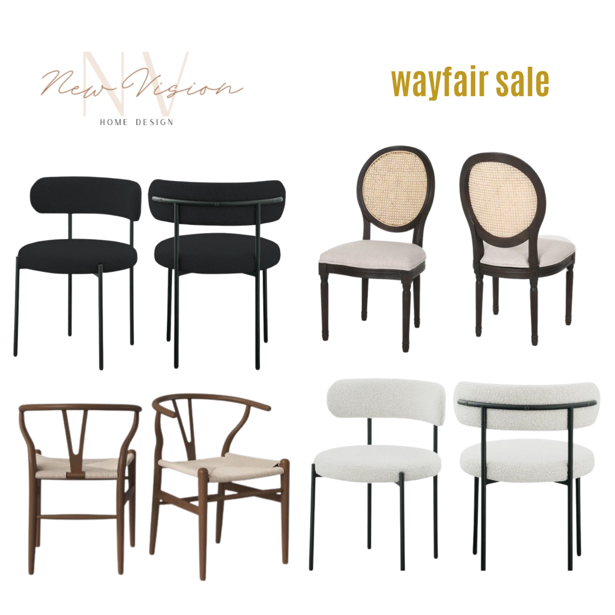 Dining chairs set of 2 at great prices. Get the designer look for less!

Dining furniture, dining room, dining chair, boucle chair, velvet dining chair.  

#LTKsalealert #LTKCyberweek #LTKhome