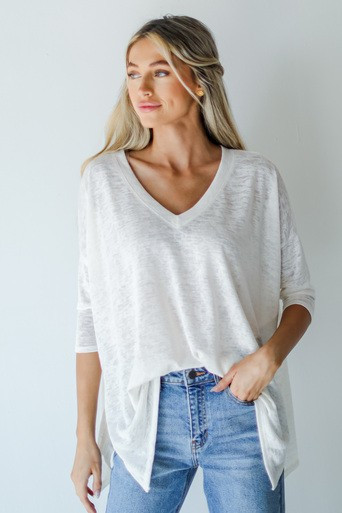 Maddie Oversized Knit Tee | Dress Up