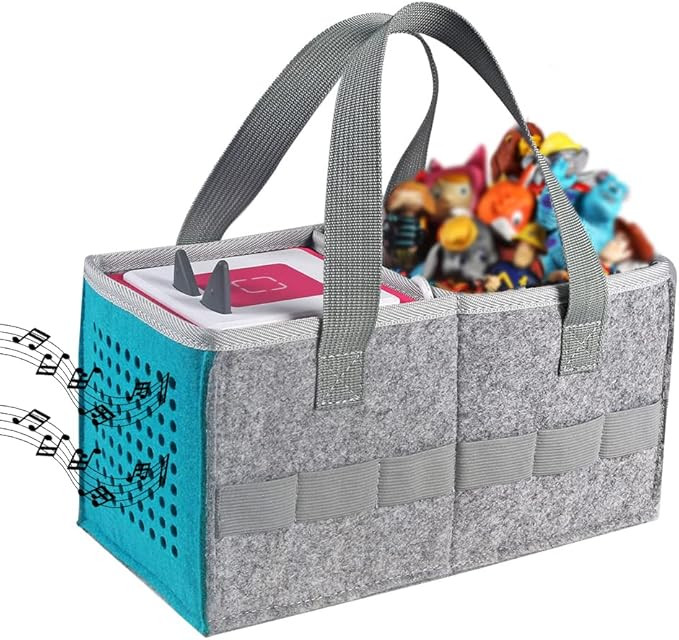 Eyglo Carrying Case for Toniebox Starter Set & Storage Bag for Tonies Figurine, Felt Cloth Musica... | Amazon (US)
