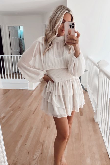 GORG white dress. I’m in small. It is so so so pretty and comfortable on! 

White dress. Dress. Spring outfits. 

#LTKwedding #LTKSeasonal #LTKstyletip