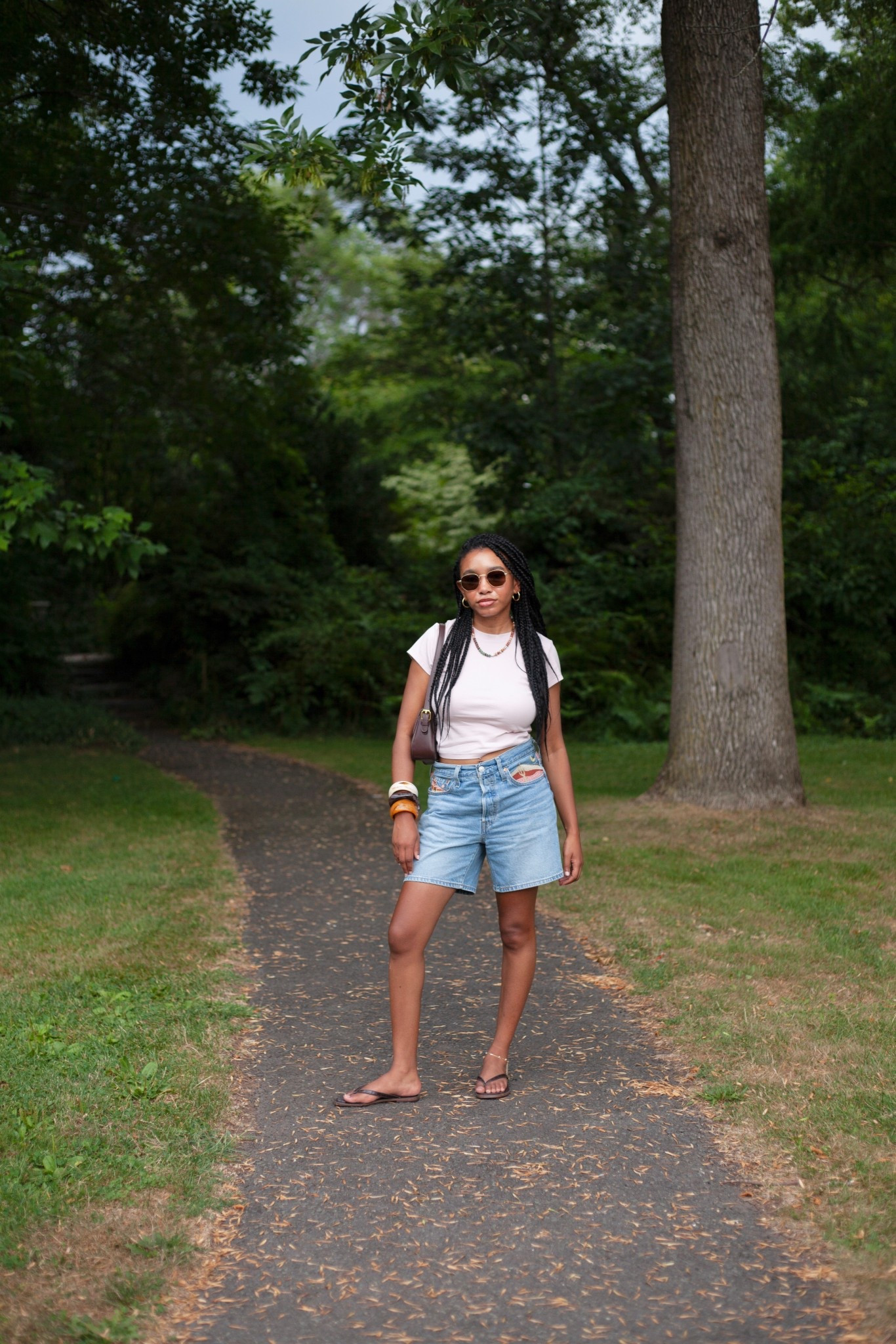 -size small in tee
-size 28 in shorts (sized up 2 sizes)
-sandals are tts

#LTKSeasonal #LTKFindsUnder100 #LTKStyleTip