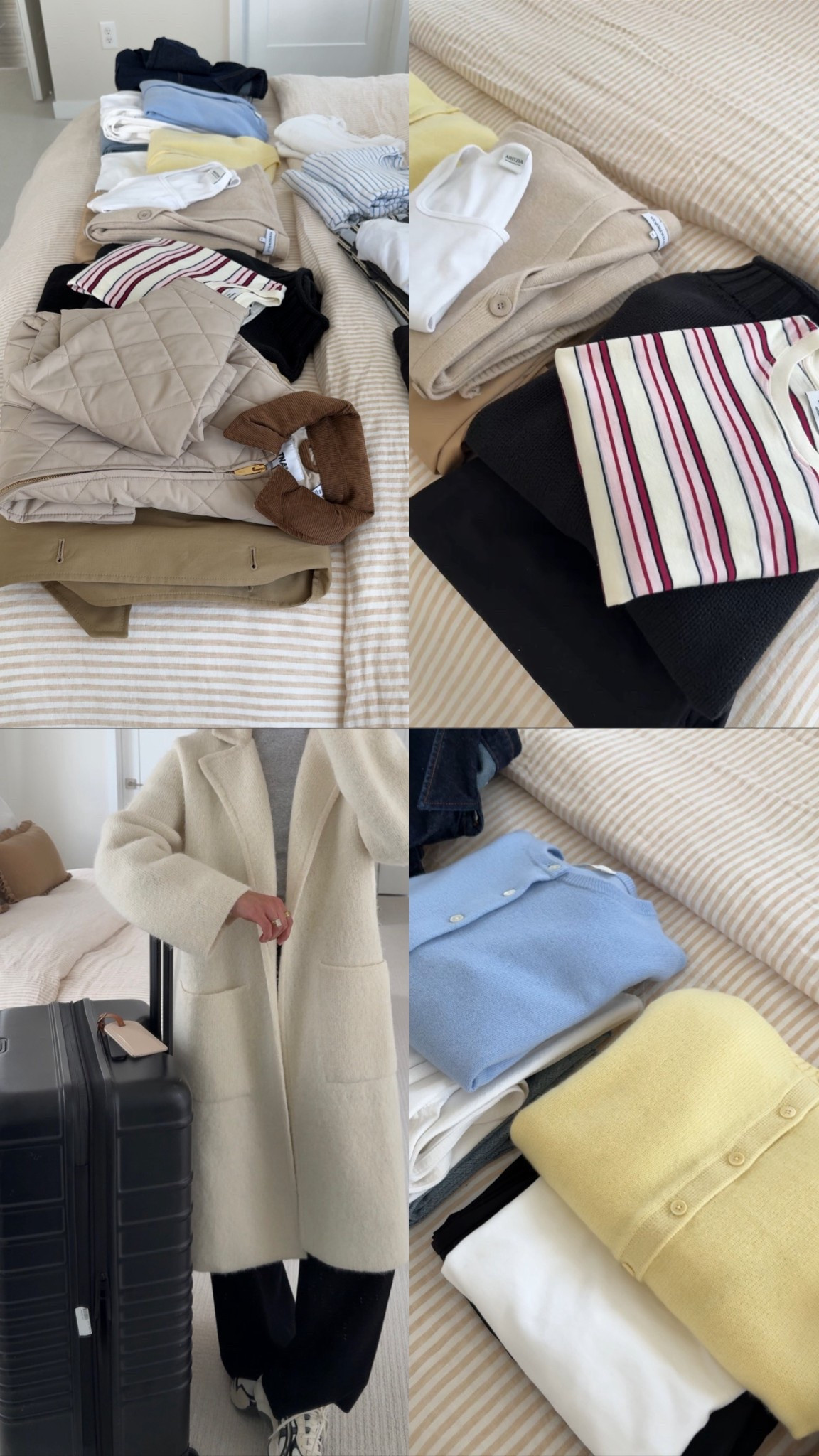 items I packed for my trip to London! 