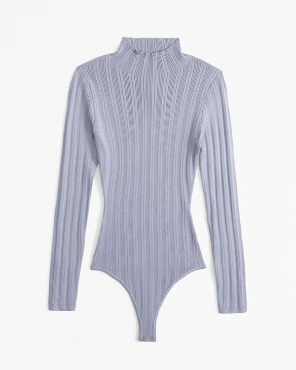 Women's Turtleneck Sweater Bodysuit | Women's Tops | Abercrombie.com | Abercrombie & Fitch (US)