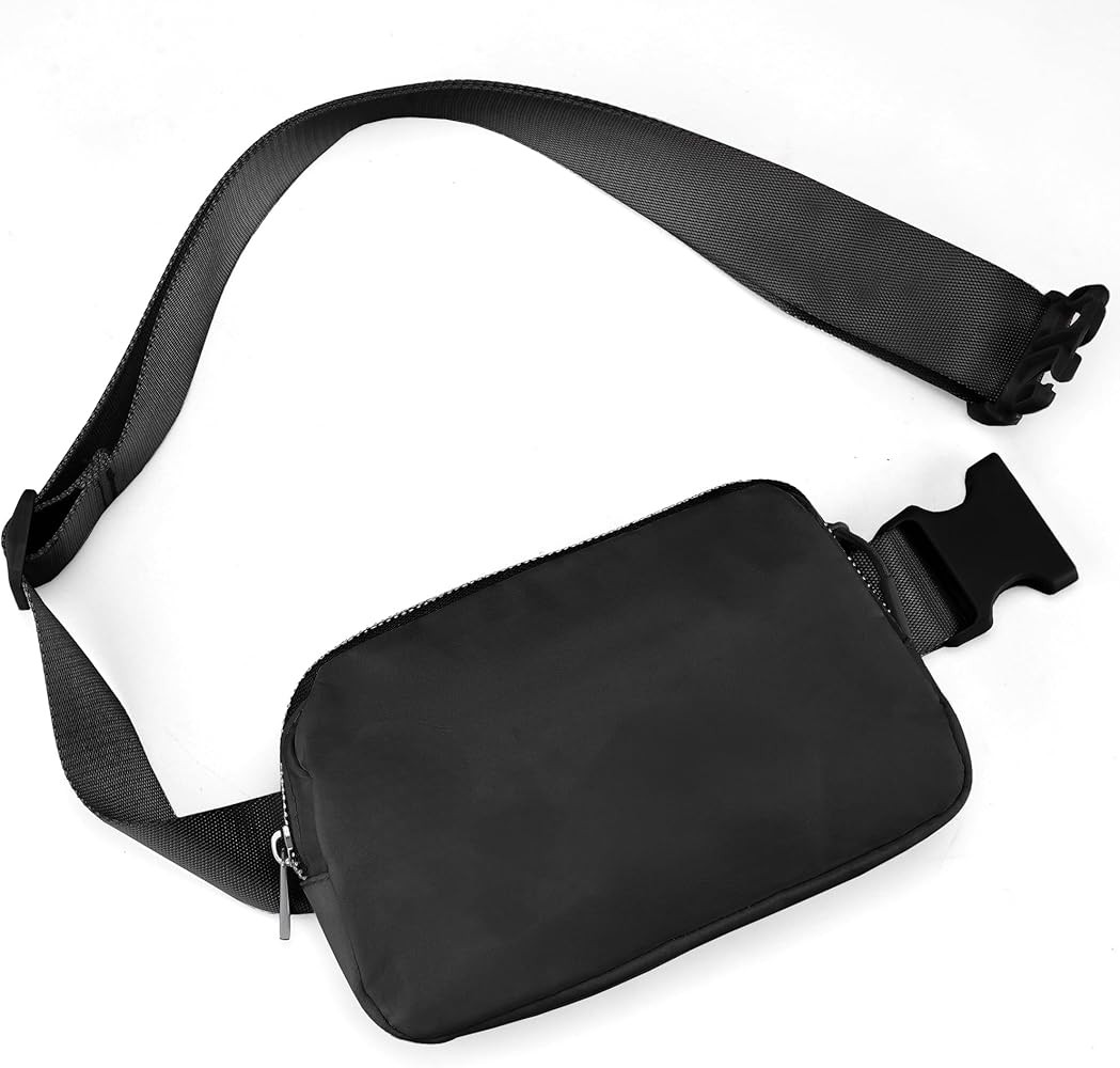 JSJ Mini Black Fanny Pack for Women & Men,Valentines Day Gifts for Girls Teens Kids Daughter Sist... | Amazon (US)
