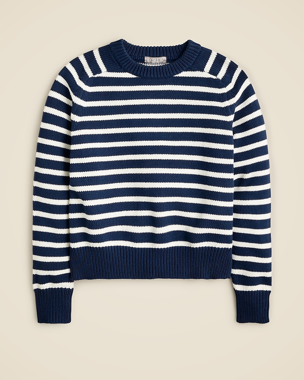 Relaxed pullover sweater in stripe | J. Crew US