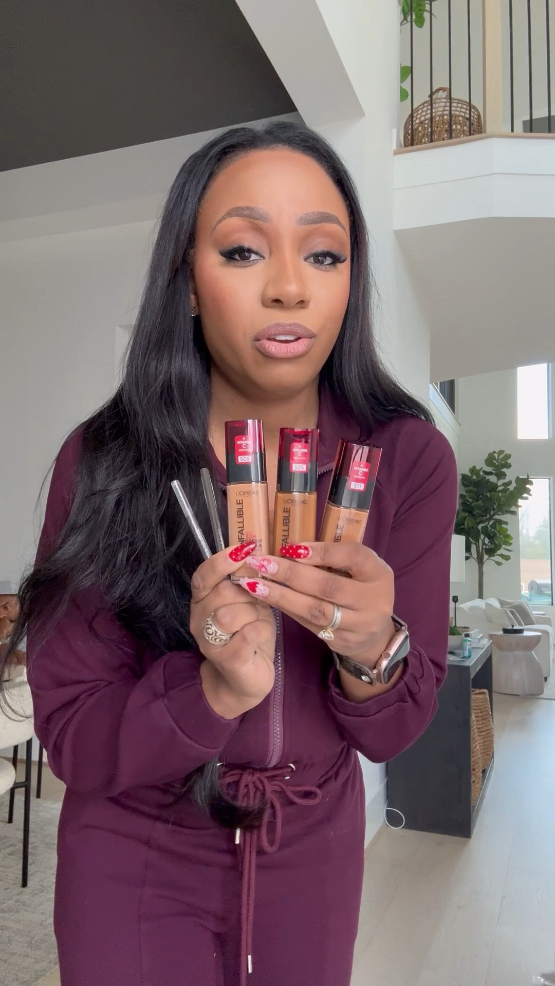 The foundation I use for my competitive dancers. It’s my go to for an every day foundation for myself as well. I mention the shade numbers in the video! 