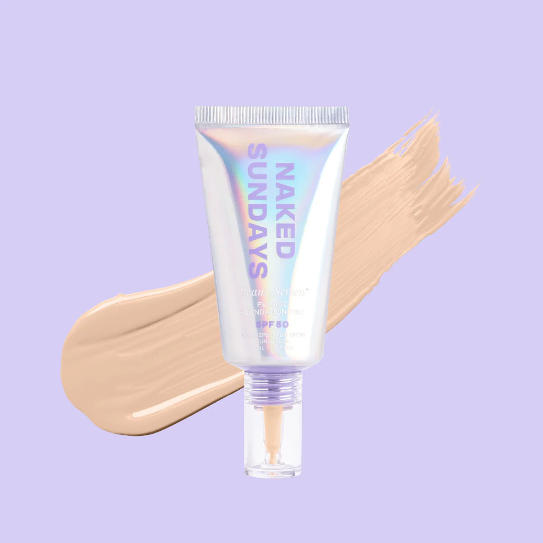 BeautyScreen™ SPF50 Peptide Foundation Tint - 2 Fair Sand | Naked Sundays (US)