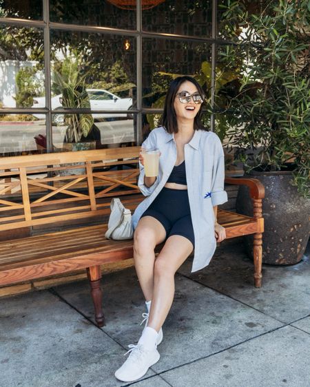 Styling this oversized button down from @notsoape #NotSoApe #AffiliatePartner #Ad

Fall outfit ideas, fall outfit inspo, casual fall outfits, neutral outfit, athleisure outfits, cute casual outfitts

#LTKfindsunder50 #LTKfitness #LTKfindsunder100