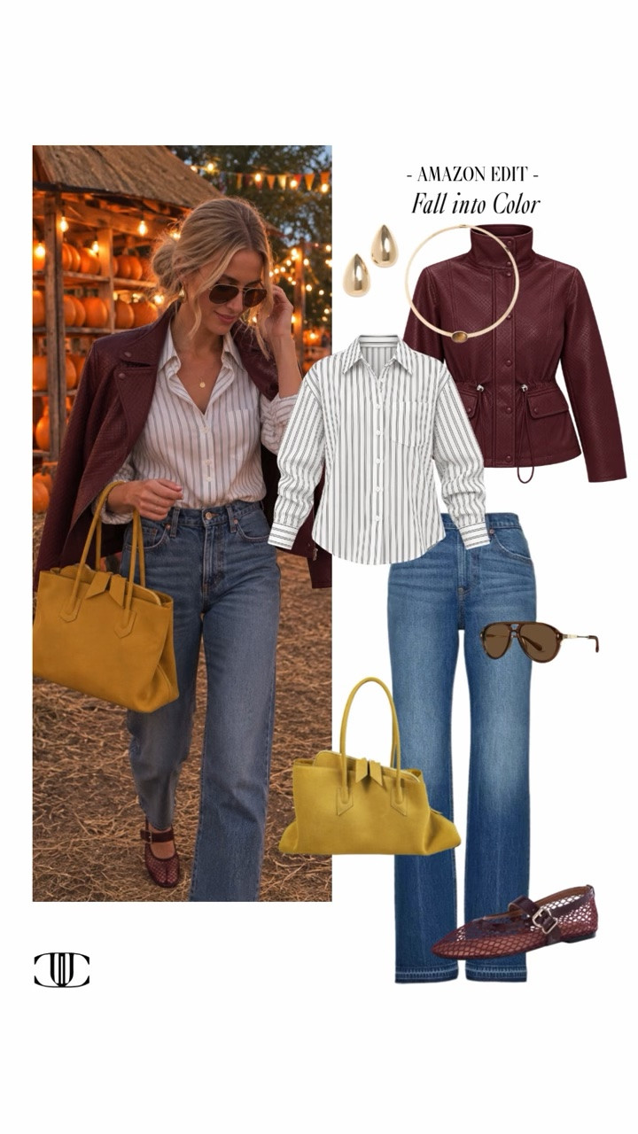 🎨 Amazon Edit: Fall into Color is all about having a little more fun with your fall wardrobe.
I styled 10 colorful fall outfits around one great pair of Amazon jeans, mixing rich seasonal shades with unexpected pops of color that make everyday dressing feel fresh again.
And because everything is from Amazon, you can experiment with the trend without making a major investment. One pair of jeans, 10 looks, and plenty of color inspiration for fall. 🍂✨ 

 #LTKStyle #AmazonFashion #FallIntoColor #AmazonFinds #FallColor #FallOutfits #DenimStyle #ColorfulStyle #FallFashion #LTKFinds #LTKSeasonal #LTKOver40 #LTKSaleAlert