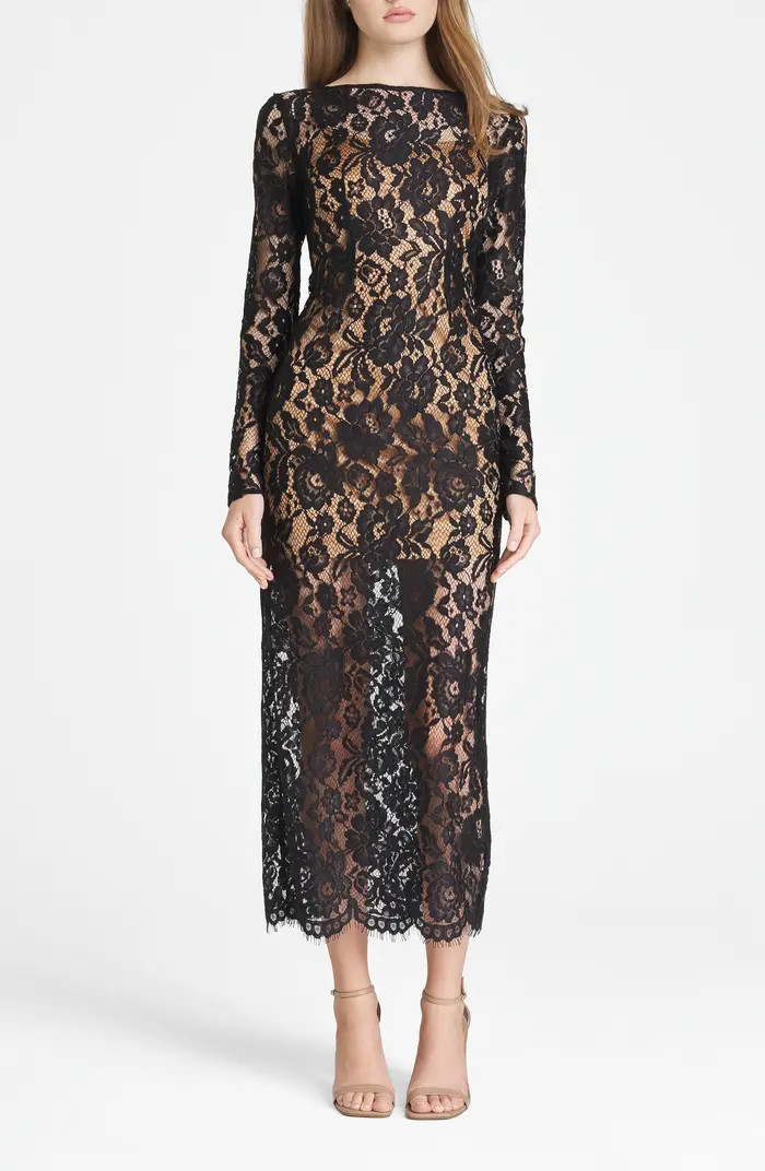 WAYF Long Sleeve Lace Dress | Nordstrom | Nordstrom