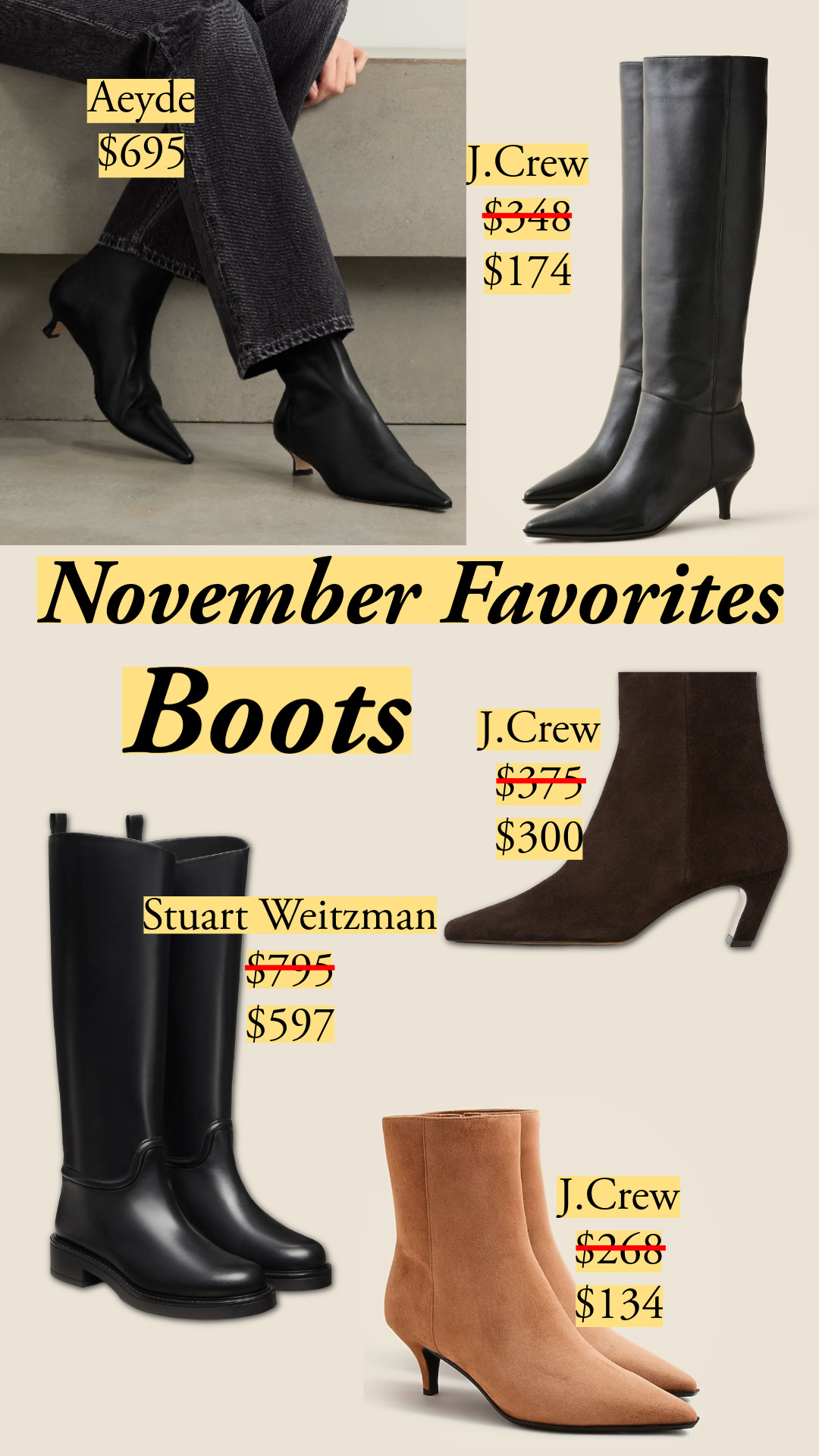 👢November Favorites | J.Crew | Everlane | Boots | Quince | Mango | Sale alert | Styletips 

 #LTKCyberWeek #LTKHoliday #LTKSaleAlert