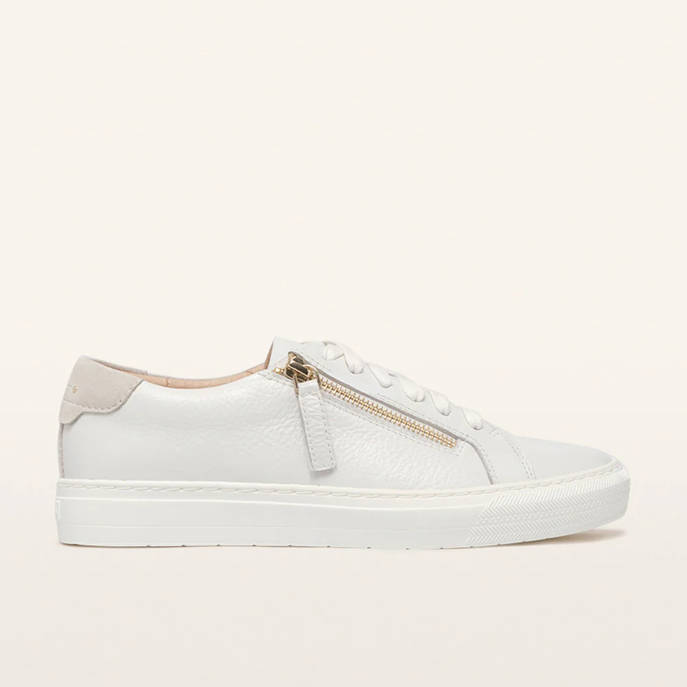Billie White Tumbled Women's Sneakers | FRANKIE4 | FRANKIE4