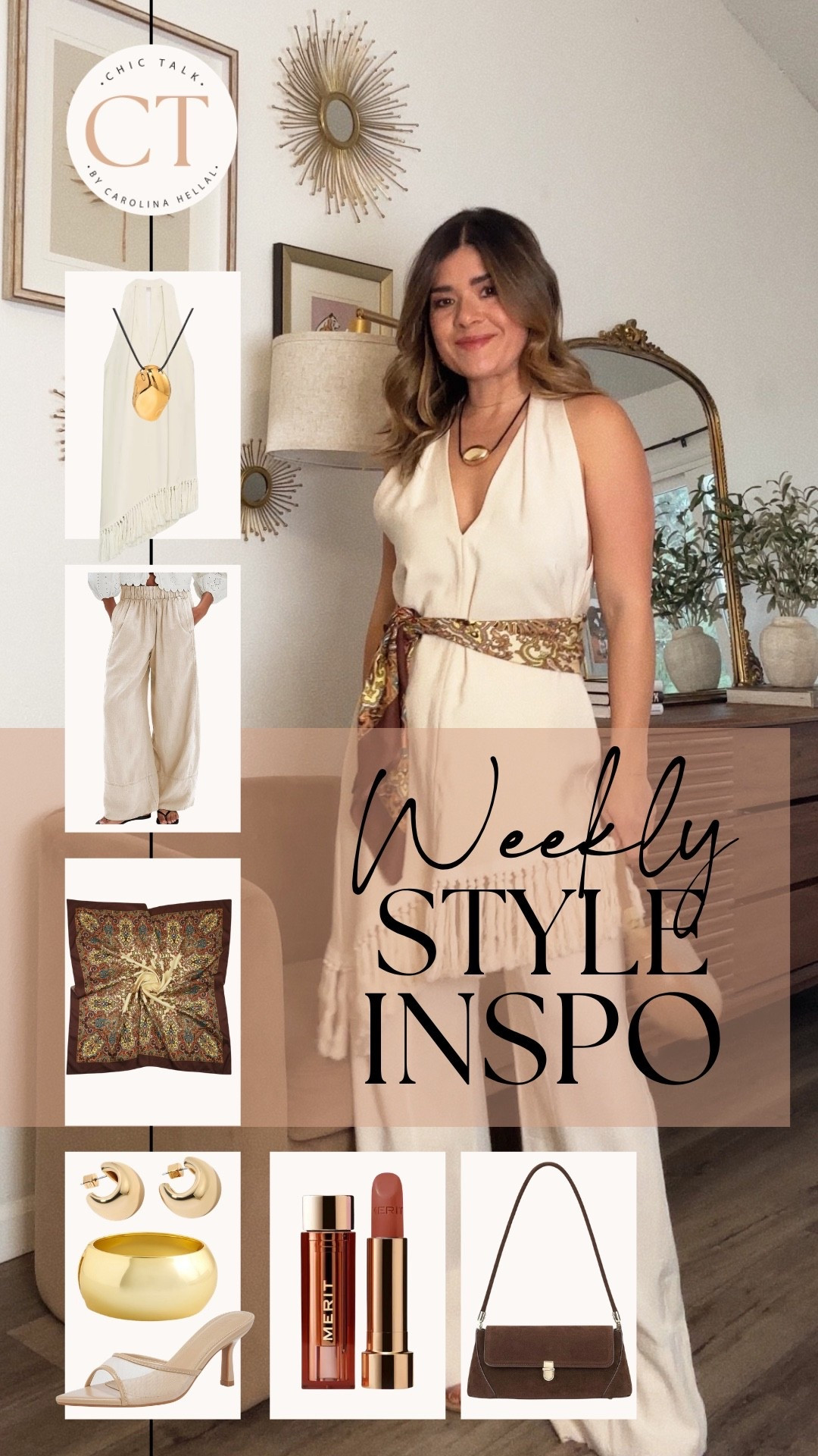 This top is so versatile and perfect to wear in multiple ways! I added the printed scarf for a pop of color! 
Top size xs
Pants size small. They are from Amazon and the quality turned out so great! 

#LTKTravel #LTKootd #LTKSeasonal