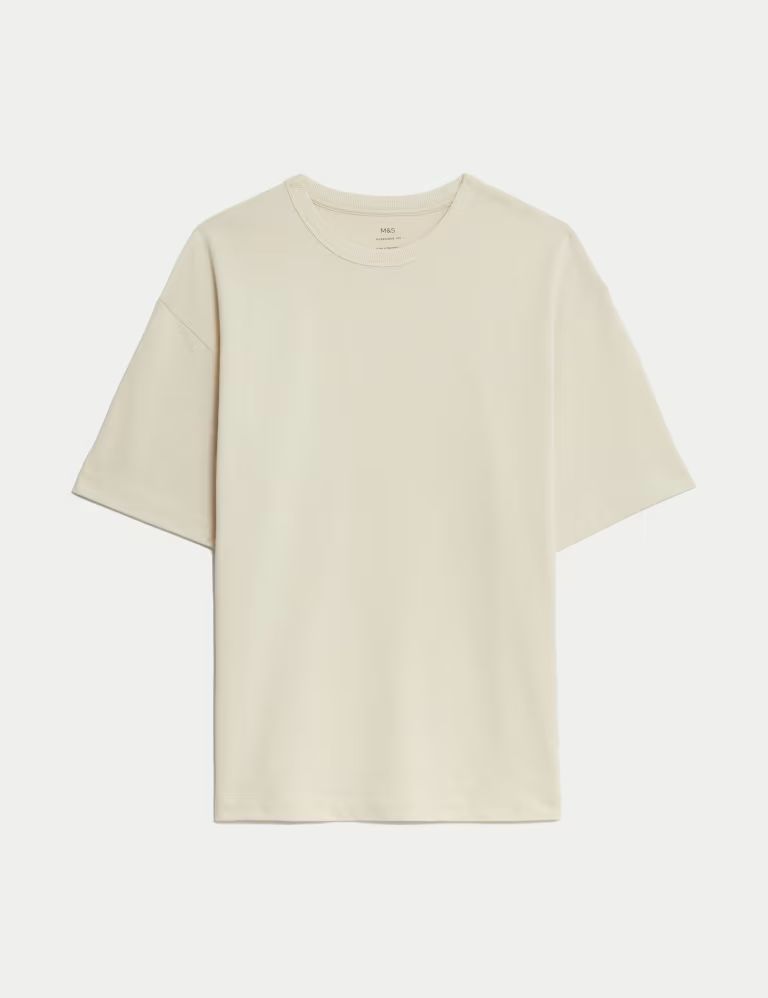 Oversized Pure Cotton Heavy Weight T shirt | Marks & Spencer (UK)