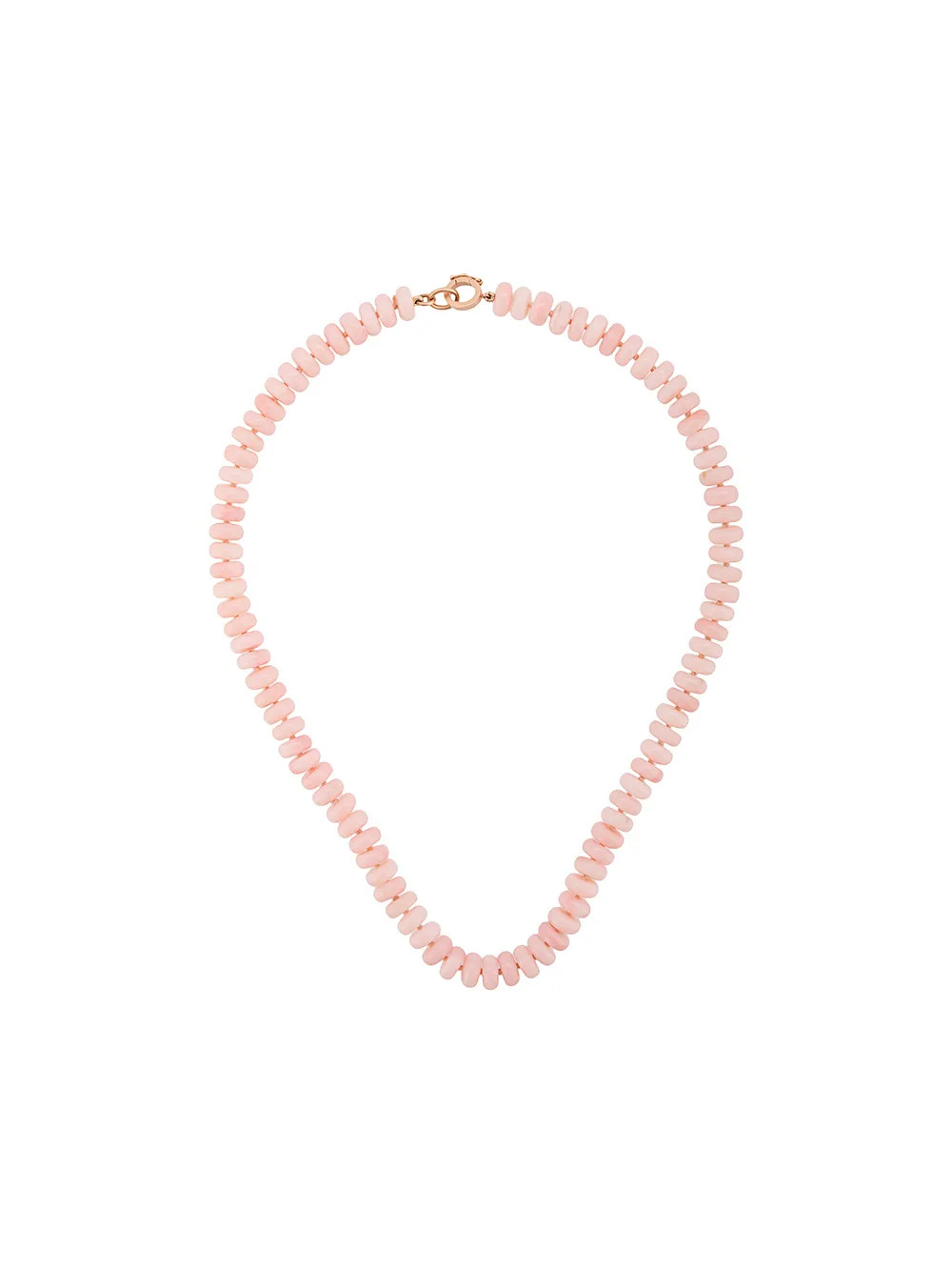 18kt rose gold 8mm opal beaded necklace | Farfetch Global