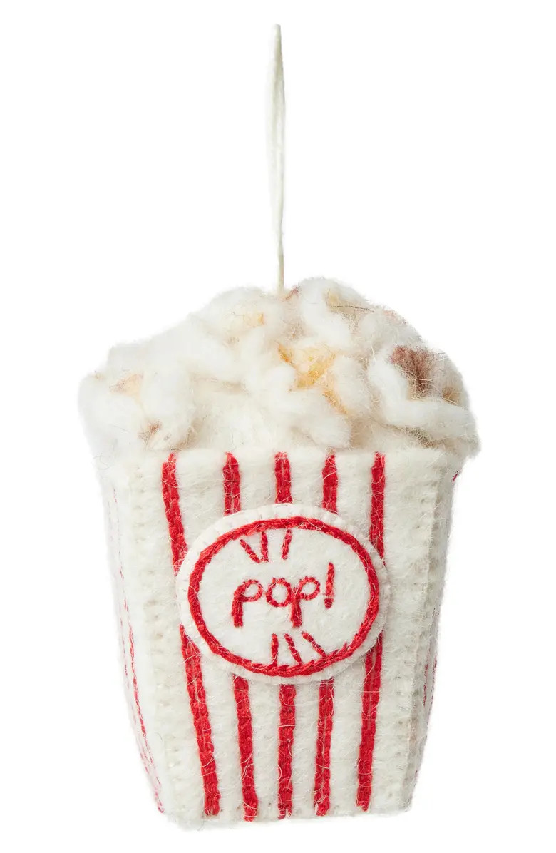 Craftspring Felted Wool Movie Night Popcorn Ornament | Nordstrom | Nordstrom