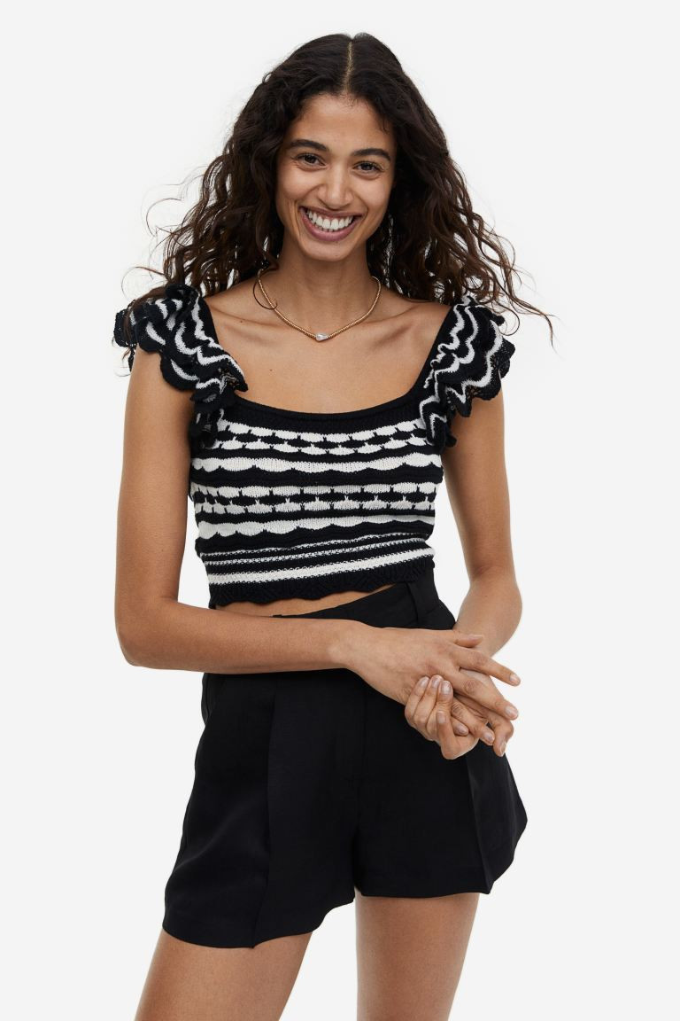 Crop-Top im Häkellook | H&M (DE, AT, CH, NL, FI)